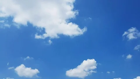 Clouds time lapse in spring Stock-Footage 76472048