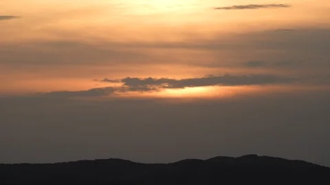 Clouds time lapse at sunset 스톡 동영상 95441812