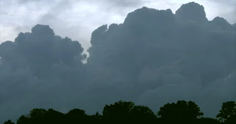 Clouds Time-lapse turn  Dark Stock Footage 62649308
