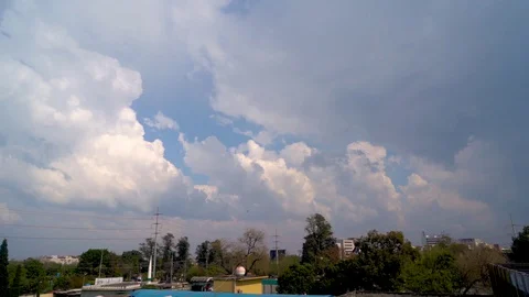 Clouds timelapes Stock Footage 129452893