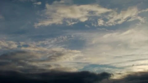 Clouds timelapse 2 Stock Footage 954544