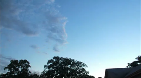 Clouds timelapse 2 Stock Footage 24737782