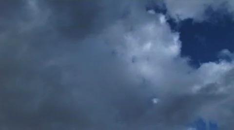 Clouds Timelapse 3 - Rain. Rainy. Dark clouds. Video stock 758029