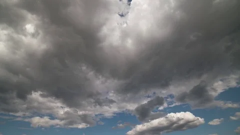 Clouds timelapse in 4K, dramatic wide shot Stock Footage 80237204