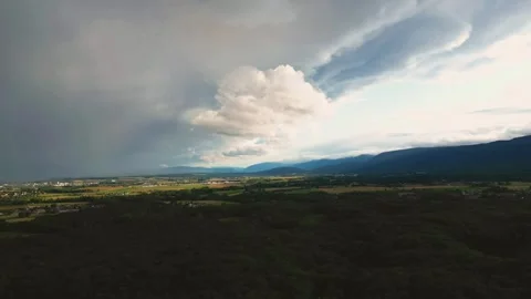 Clouds Timelapse 4K Drone Footage Stock Footage 247121543
