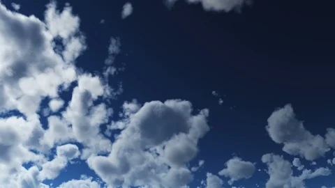Clouds timelapse animation Stock Footage 98558649