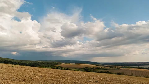 Clouds timelapse background Stock Footage 135464379