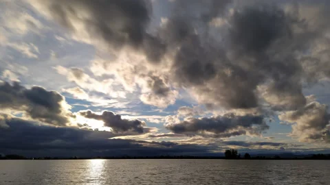Clouds timelapse background Video stock 140336157