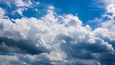 Clouds timelapse blue sky  Stock Footage 84193534