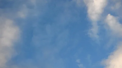 Clouds Timelapse Blue Sky White Clouds Stock Footage 102552273