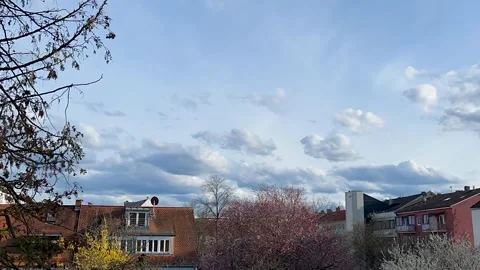 Clouds, timelapse. Clouds flying across the sky. Fantastic natural background Stock Footage 271253598