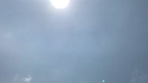 Clouds timelapse covering sun Video stock 172287363