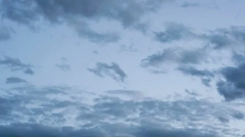 Clouds timelapse from day to night Stock Footage 39071446