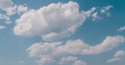Clouds Timelapse In The Daytime. 4K Stock Footage 53461567