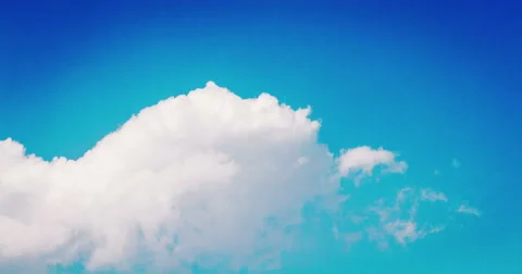 Clouds Timelapse In The Daytime. 4K Stock Footage 53462467