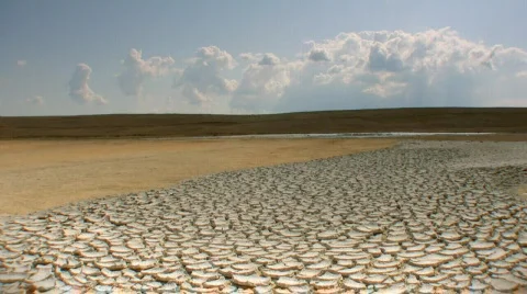 Clouds timelapse, desert Stock-Footage 521845