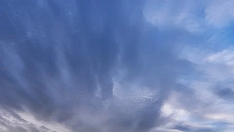 Clouds, timelapse, epic golden sky, sunset Vidéo 166272546