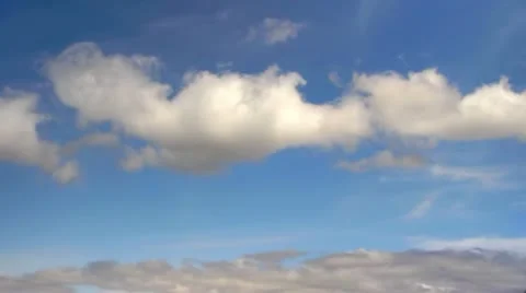 Clouds timelapse Stock Footage 10896403