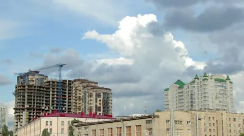 Clouds timelapse Stock Footage 11178388