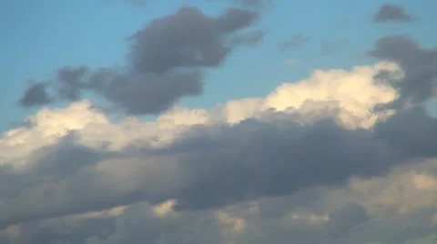 Clouds, Timelapse Stock Footage