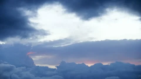 Clouds - timelapse Stock Footage 14972121