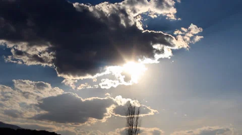 Clouds timelapse Stock Footage 36418809