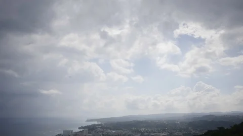 Clouds timelapse Stock Footage 95489989