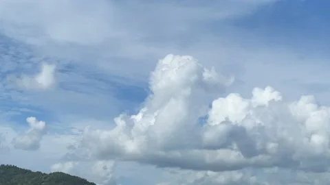 Clouds timelapse Stock Footage 136729936