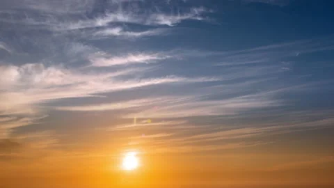 Clouds Timelapse Stock Footage 138129603