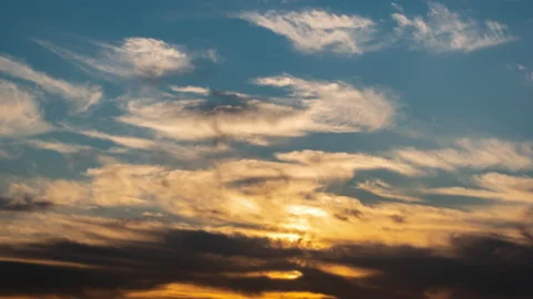 Clouds Timelapse Stock Footage 138131132