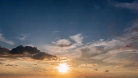 Clouds Timelapse Stock Footage 138134634