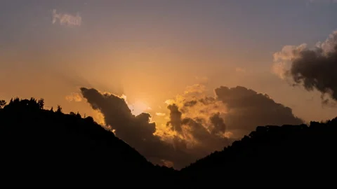 Clouds Timelapse Stock Footage 138137267