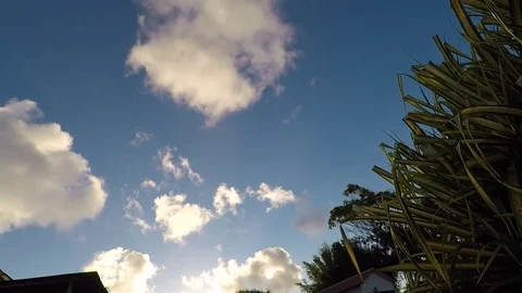 Clouds Timelapse at Magic Hour Video stock 83864474