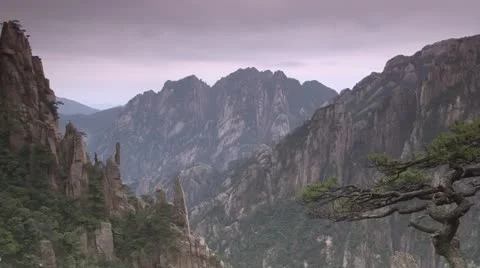 Clouds timelapse in mountains Stock-Footage 20593737