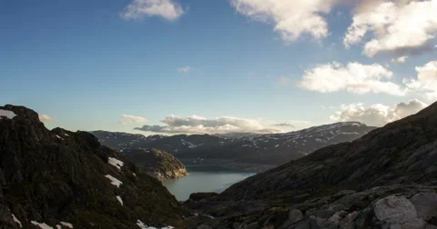 Clouds timelapse in mountains  Stock Footage 37825612