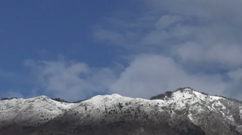 Clouds timelapse in mountains Stock Footage 67507840