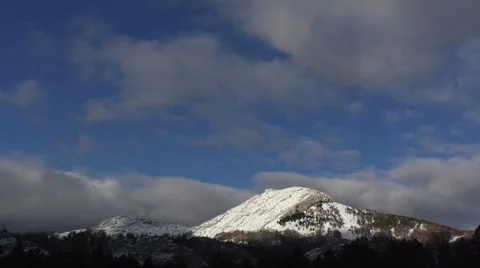 Clouds timelapse in mountains Stock Footage 67508522