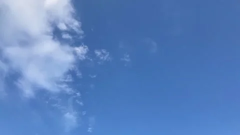 Clouds timelapse patterns and textures in blue L to R Stock-Footage 144460456