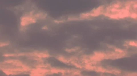 Clouds Timelapse Red sky Stockbeeldmateriaal 10898964