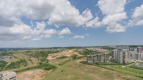 Clouds timelapse sky view high angle Stock Footage 335239843