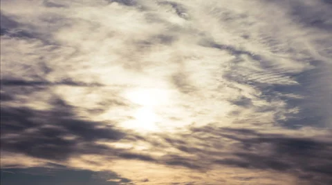 Clouds timelapse at sunrise Stockbeeldmateriaal 41927340
