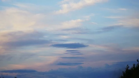 Clouds timelapse sunset 02 動画素材 110267424
