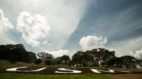 Clouds Timelapse at the USM Campus in Penang Stock Footage 49304297