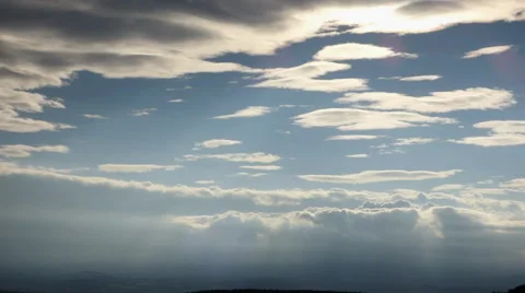 Clouds timelapse video Stock Footage 53503542