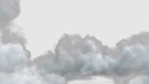 Clouds Transition with Alpha Stock Footage 242669858