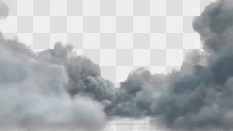 Clouds Transition with Alpha Stock Footage 246516959