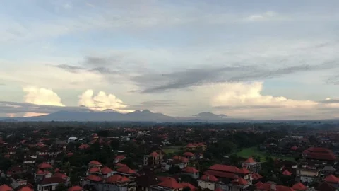 Clouds in Ubud, Bali Stock Footage 263400913