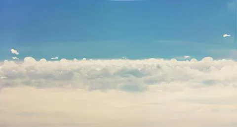 Clouds, vector background Stock Illustration