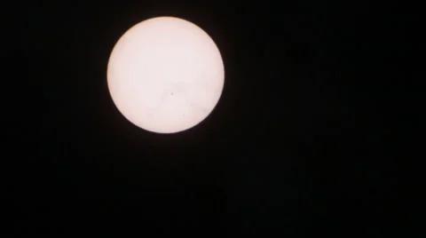 Clouds veils at sun Stock-Footage 58739173