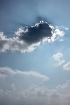 Clouds vertical Stock Photos